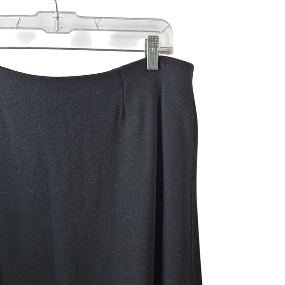Eileen Fisher Womens Skirt Size L Knit Wool Blend Pull On Midi Length Career - Picture 6 of 7